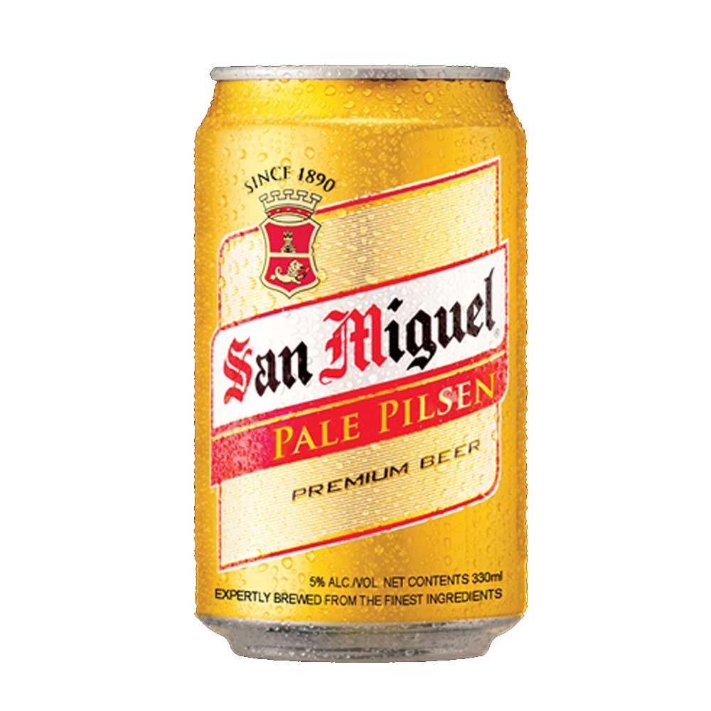 San Miguel Pale Pilsen 330 ML Can Case Of 24
