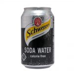 Schweppes Soda Water 24 Cans 330mL