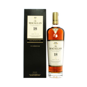 The Macallan 18 Year Old Sherry Oak Cask Single Malt Scotch Whisky 700mL (2023)