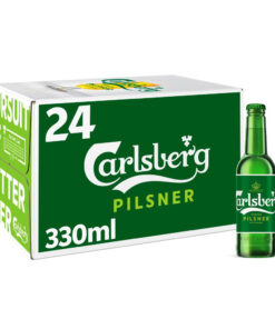 Carlsberg Beer Bottles, Denmark, (24 X 330mL)