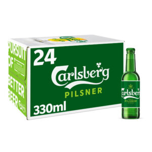 Carlsberg Beer Bottles, Denmark, (24 X 330mL)