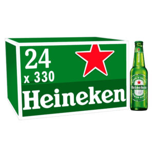 Heineken Beer Bottles, Netherlands, (24 X 330mL)