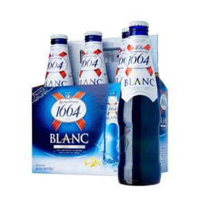 Kronenbourg 1664 Blanc Bottles France 24 X 320mL