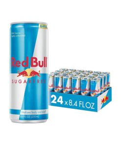 Red Bull Energy Drink SUGAR FREE Cans Switzerland 24 X 250mL