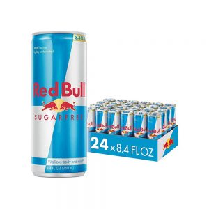 Red Bull Energy Drink SUGAR FREE Cans Switzerland 24 X 250mL