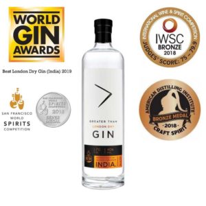 Greater Than London Dry Gin India 40%, 700mL