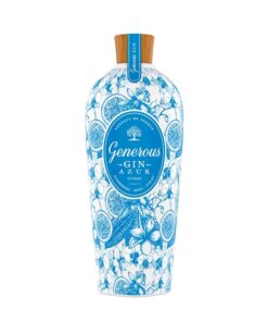 Generous Azur Gin Elderberry Basil & Violet France 700mL