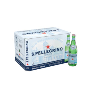 San Pellegrino Sparkling Natural Mineral Water - 500mL x 24 (Glass Bottle)