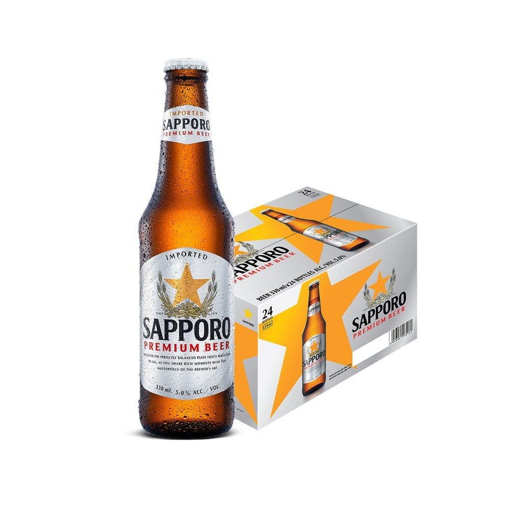 Sapporo Beer Bottles Japan 24 X 330mL-pg-1