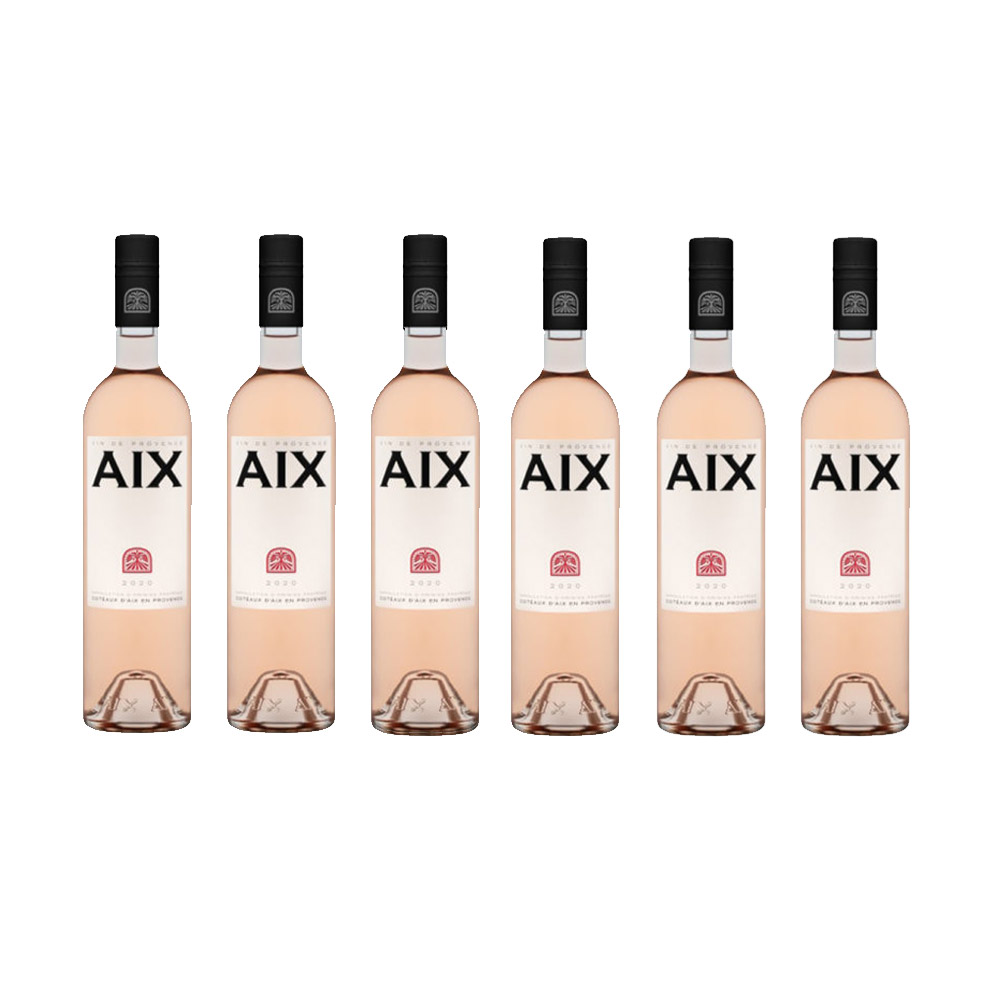 AIX Coteaux d’Aix en Provence Rose France 750mL - (6 bottle)