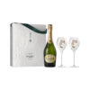 Perrier Jouet Grand Brut NV Champagne with 2 Flutes Gift Set