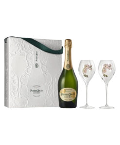 Perrier Jouet Grand Brut NV Champagne with 2 Flutes Gift Set