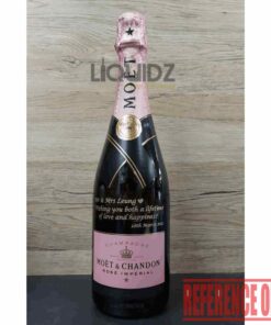 Moet Chandon Rose Imperial N.V. Champagne Engraving